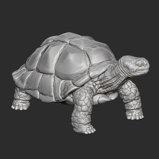 JG0239象龟陆龟动物乌龟写实3D模型STL文件三维图立体图建模精雕图雕刻机玉雕图木雕图圆雕图3D打印模型数据-3D素材资源仓