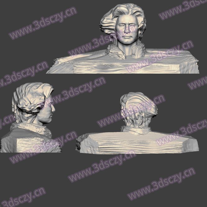 3D0355橘子洲头毛主席教员雕像STL文件三维图立体图建模精雕图雕刻机玉雕图木雕图圆雕图3D打印模型数据-3D素材资源仓